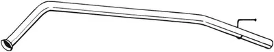 Teava esapament Mijloc potrivit NISSAN PRIMASTAR; OPEL VIVARO A; RENAULT TRAFIC II 2.0D 2.5D 01.06
