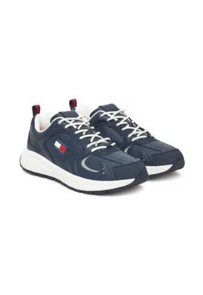 Pantofi sport pentru barbati - 305553102 - piele ecologica - bleumarin