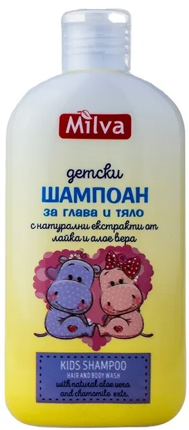 Milva Șampon pentru copii cu mușețel, 200 ml