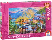 Puzzle Schmidt din 1000 de piese - Hallstatt pitoresc