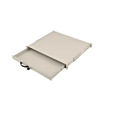 Sertar tastatură și mouse, 19”, 1U, D=400, RAL7035