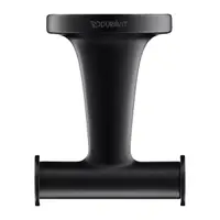 Agatatoare Duravit Starck T 0099304600, montare pe perete, metal, Negru mat