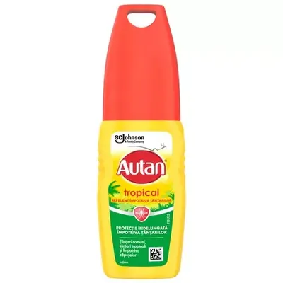Lotiune impotriva tantarilor Tropical, 100 ml, Autan