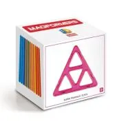 Joc magnetic de constructie Super Triangle Set, 12 piese in forma de triunghi, Magformers