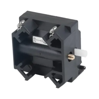 Bloc De Cont. Cu Borne Protej. - 9001K - 1 C/O Contact De Putere - Al. De Argint