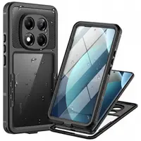 Husa Waterproof pentru Xiaomi Redmi Note 15 Pro 5G, ShellBox, Neagra