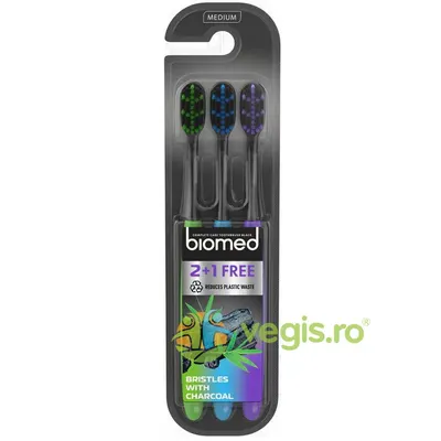 Periuta de Dinti Black Three 3buc