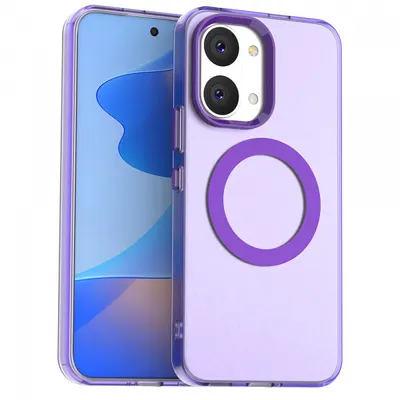 Husa MagSafe pentru Xiaomi Poco X8 Pro Max, Techsuit, CandyCase, Mov