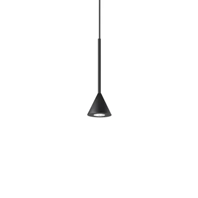 Corp de iluminat suspendat Archimede sp cono Negru