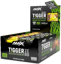 Tigger Zero Bar Box, vanilie și caramel, 20 buc, Amix