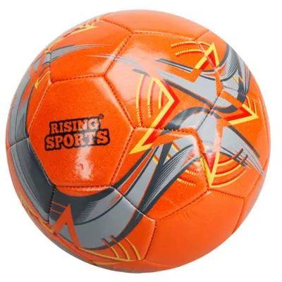 Minge de fotbal cu sclipici, Rising Sports, Nr 5, Portocaliu