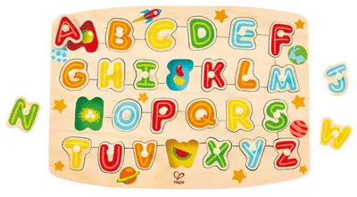 Puzzle din lemn Hape - Alfabet