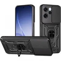 Husa pentru Oppo Reno15 FS / Reno15 F, Techsuit, CamShield, Neagra