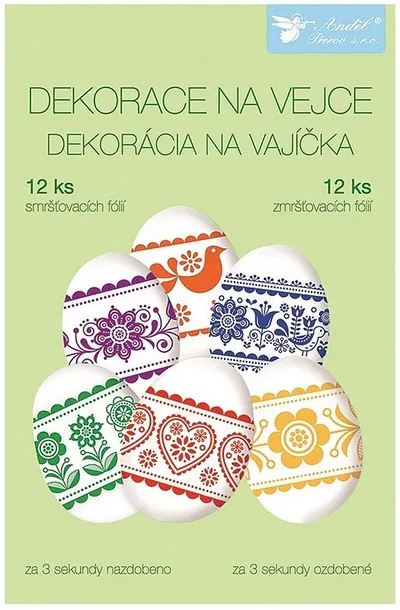 Bandă pentru ouă Andel Prerov - Folklore, 12 bucăți