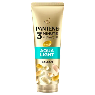 Balsam pentru par fin Pro-V Aqualight 3 Minute Miracle, 220ml, Pantene