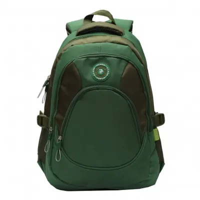 Ghiozdan UNI, 46x32x18 cm, verde/negru, Ecada