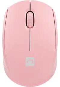 Mouse Natec - Stork, optic, wireless, roz