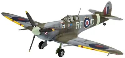 Мodel de asamblat Revell Militar : Avioane - Supermarine Spitfire Mk.Vb (cu accesorii incluse )