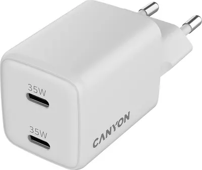 Încărcător Canyon - CU35CC, 35W, alb