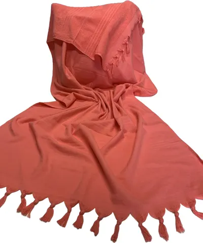 Prosop de plajă Rakla - Ines, 100% bumbac, țiglă, 90 х 175 cm