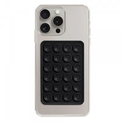 Suport cu Ventuze Techsuit SB-PAD, Negru