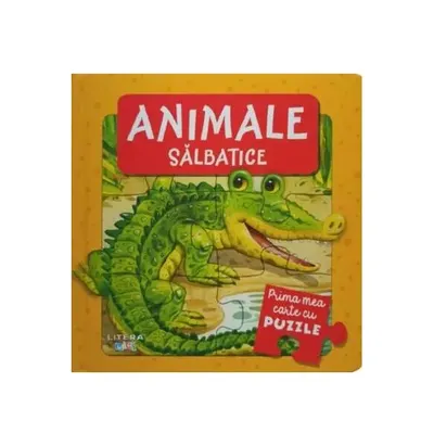Prima mea carte cu puzzle. Animale sălbatice - Hardcover - ***