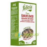 Penne din Orez Brun si Quinoa cu Conopida fara Gluten Ecologice/Bio 250g