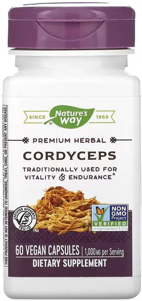 Cordyceps, 500 mg, 60 capsule, Nature’s Way