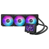COOLER CPU AIO ASUS ROG RYUJIN III 360 ARGB Extreme, Racire cu Lichid, Display LCD 3.5inch (Negru)