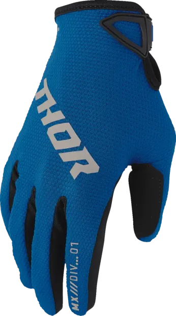 Manusi atv cross Thor RideMode Static, culoare albastru negru, marime XL