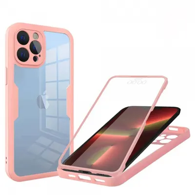 Husa pentru Apple iPhone 13 Pro, Techsuit, ColorVerse 360, Roz