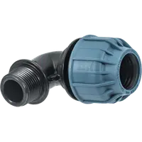 Cot 90° compresiune cu FE, PN 10 si PN 16, Elysee , Dimensiune 20x3/4" ,Presiune 10 Bari,0703839