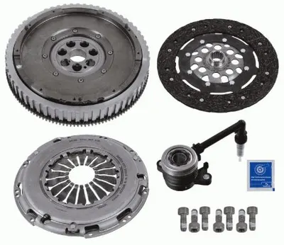 Set ambreiaj cu volanta masa dubla si rulment hidraulic MERCEDES CITAN (415), CITAN MIXTO (415); DACIA DUSTER, LODGY; NISSAN CUBE, JUKE, NOTE, NV200, NV200 EVALIA, PULSAR, QASHQAI I 1.5D dupa 2003