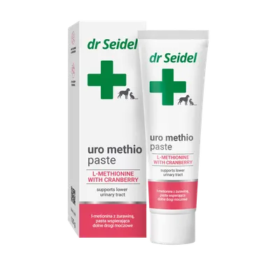 Supliment pentru susținerea tractului urinar inferior la câini și pisici Dr Seidel Uro Methio Paste