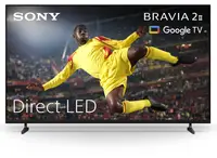 Televizor smart Sony - BRAVIA 2 II K43S25M2, 43", 4K Processor X1™, LCD, Direct LED, Google TV, negru
