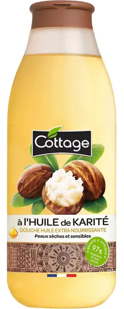 Cottage Ulei de duș hrănitor Karité Oil, 560 ml