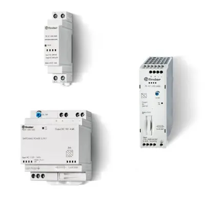 Surse de alimentare in comutație - 60 W output, 110…240 V AC / 220 V DC, Fuzibil pe intrare + tensiune de iesire reglabila, 24 V la iesire, Standard, AC/DC input, DC output