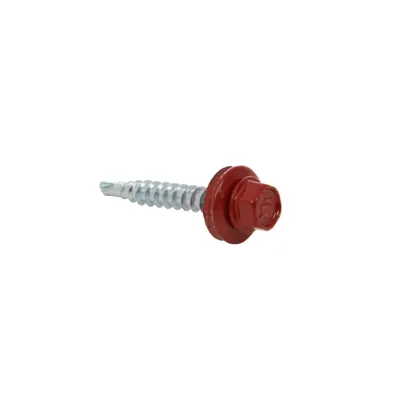Surub tabla cutata zincata 35 mm x 4.8 mm Rosu