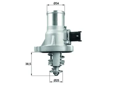 Termostat Lichid Racire (105 C, in Carcasa) Potrivit Alfa Romeo 159; Chevrolet Aveo, Aveo Kalos, Cruze, Orlando, Trax; Fiat Croma; Opel Astra H Classic, Astra J, Astra J Gtc 1.4-1.8lpg 06.05
