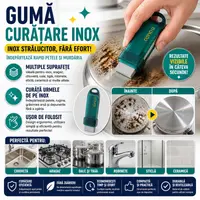 Guma pentru curatare baterie chiuveta si inox