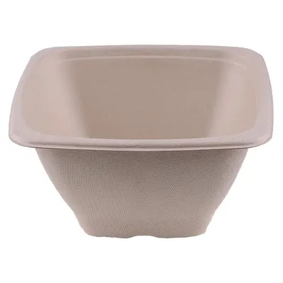 Caserole Trestie de Zahar Patrate Natur 18 x18 cm 1250 ml, 75 Bucati