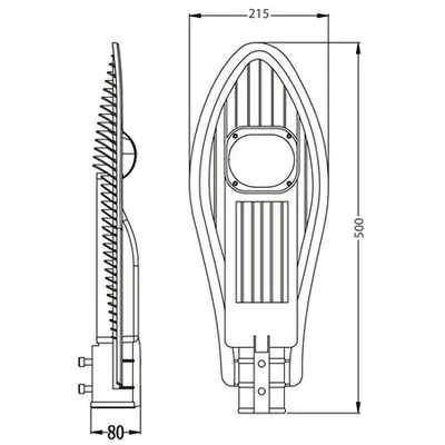 Lampa stradala cu LED 50W COB 6500K