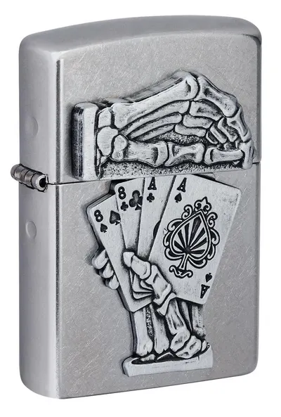 Bricheta Zippo - Dead Man's Hand Emblem Design