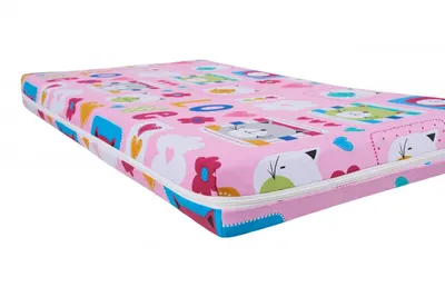 Saltea cu memorie Somnart Memory 70x140x10 cm husa impermeabila, model flori