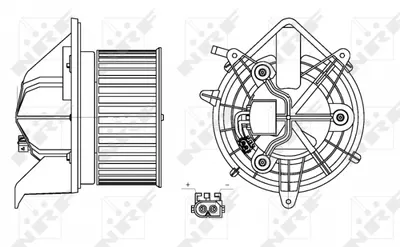 Ventilator habitaclu potrivit MINI (R56), (R57), (R58), (R59), CLUBMAN (R55), CLUBVAN (R55), COUNTRYMAN (R60), PACEMAN (R61) 1.4-2.0D 09.06-10.16
