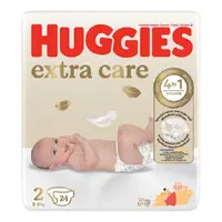 Huggies Extra Care nr.2, 3-6 kg | 24 bucati