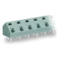 PCB terminal block; 2.5 mm²; Pin spacing 10/10.16 mm; 8-pole; CAGE CLAMP®; commoning option; 2,50 mm²; gray