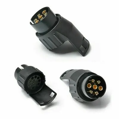 adaptor mufă remorcă 7 pini la 13 pini 12v impermeabil compact