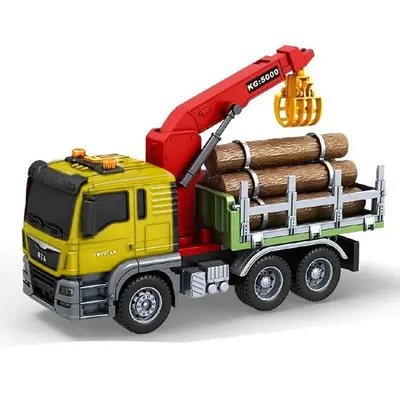 Camion cu busteni cu sunete si lumini Toystar