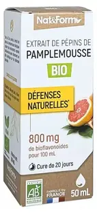 Extract din semințe de grapefruit, 50 ml, Nat&Form